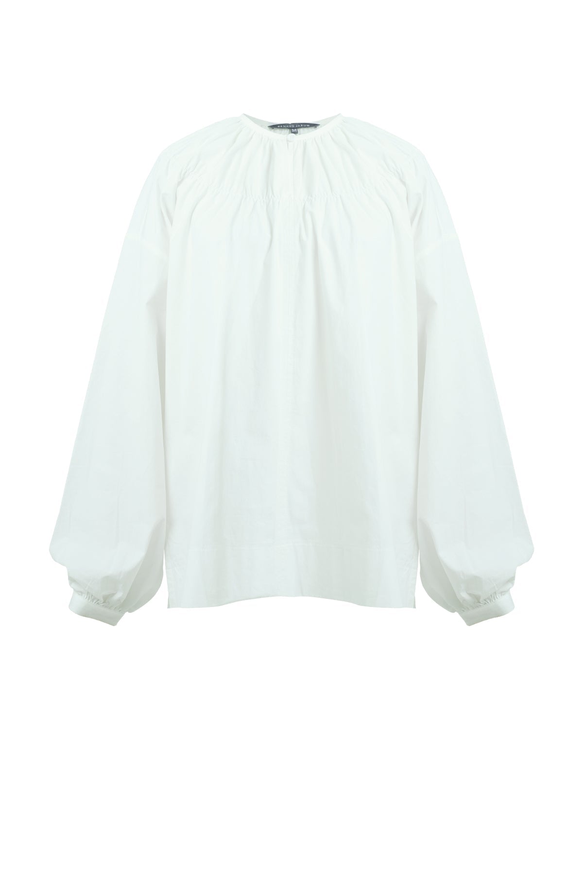 Poplin Top - White