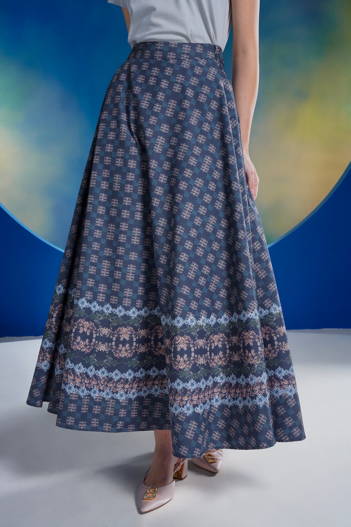 Coral Dreams Skirt - Deep Ocean