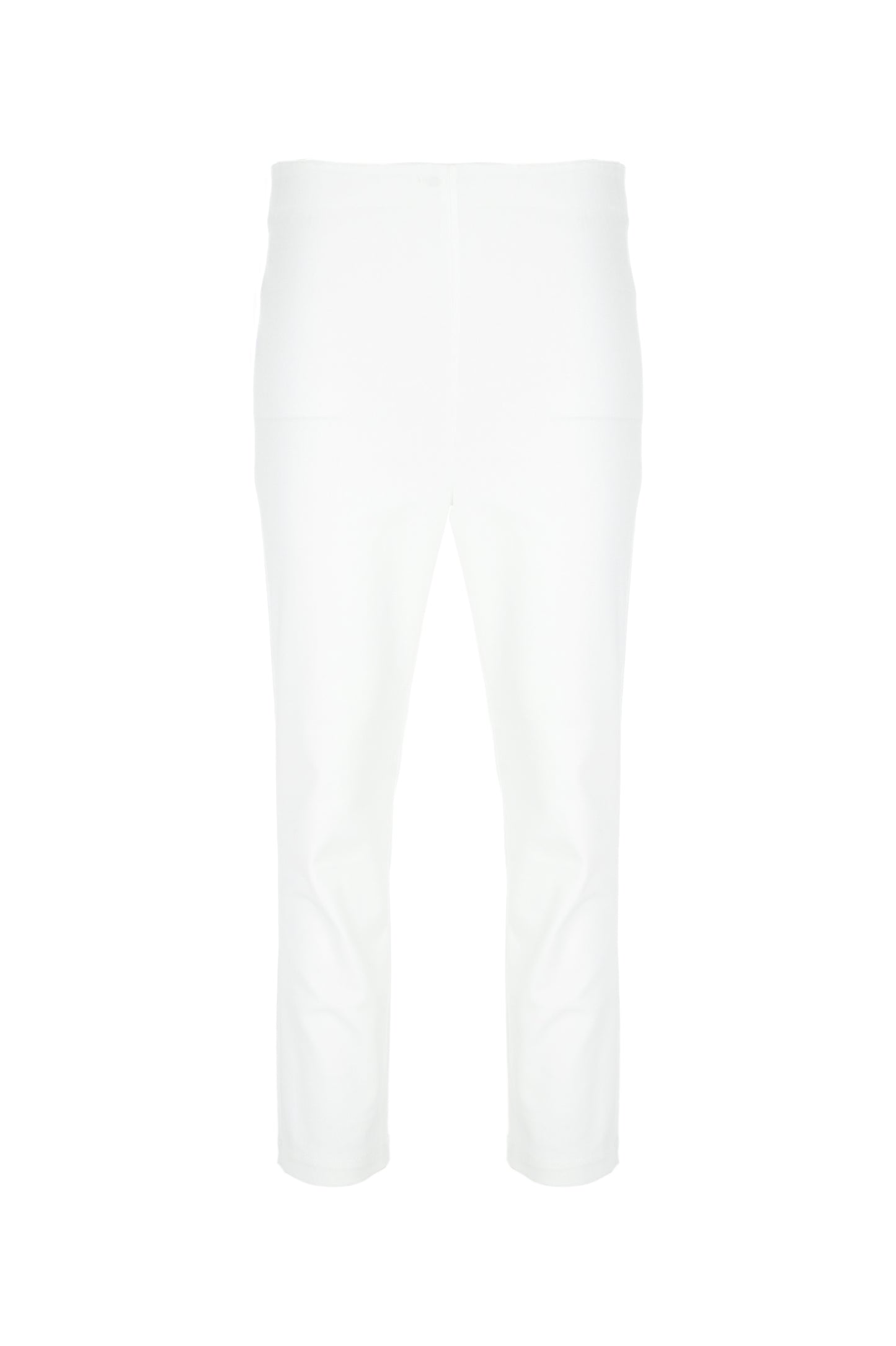 High Waist Ankle Pants - Ivory