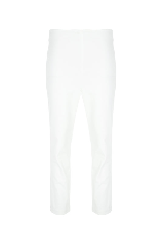 High Waist Ankle Pants - Ivory