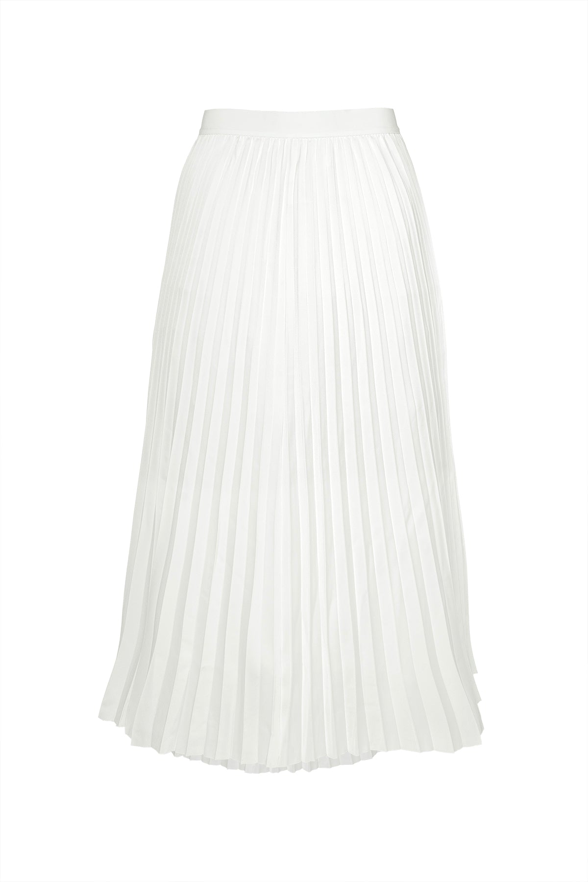 Serena Pleats Skirt - White