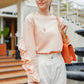 Mary Blouse - Peach