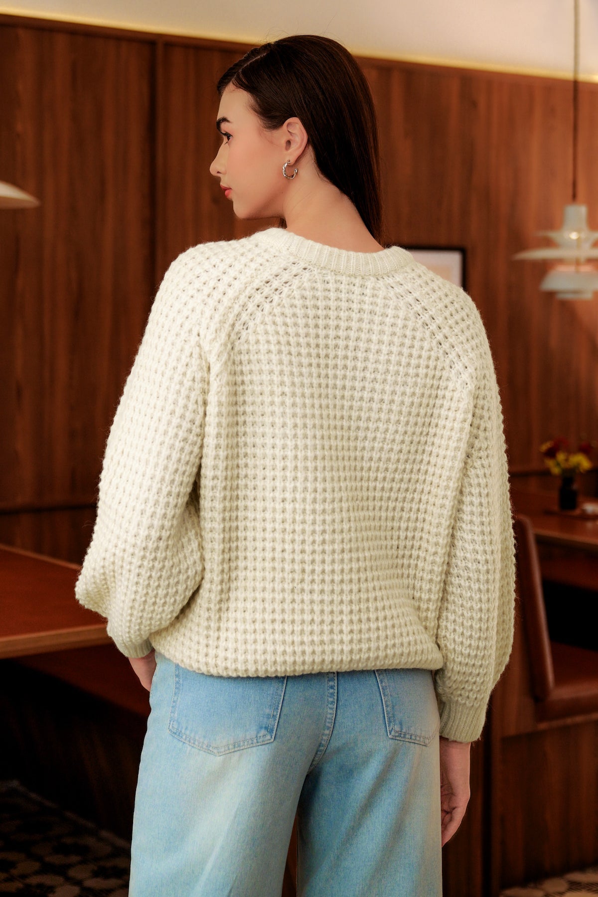 Willow Knit Sweater - White