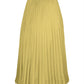 Serena Pleats Skirt - Yellow