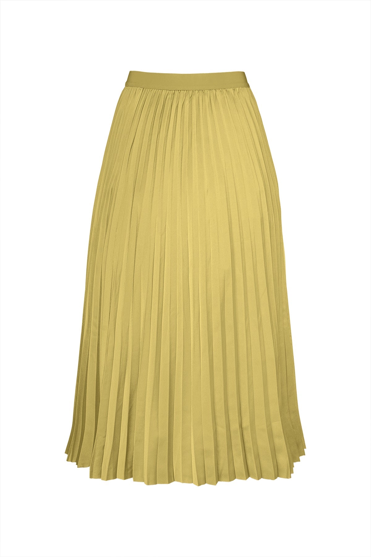 Serena Pleats Skirt - Yellow