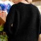 Willow Knit Sweater - Black