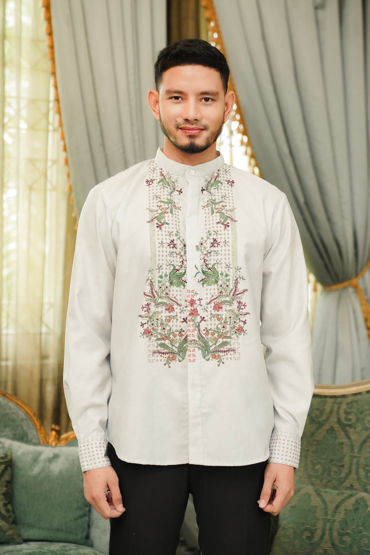 Serenity Soiree Men Shirt - Ivory