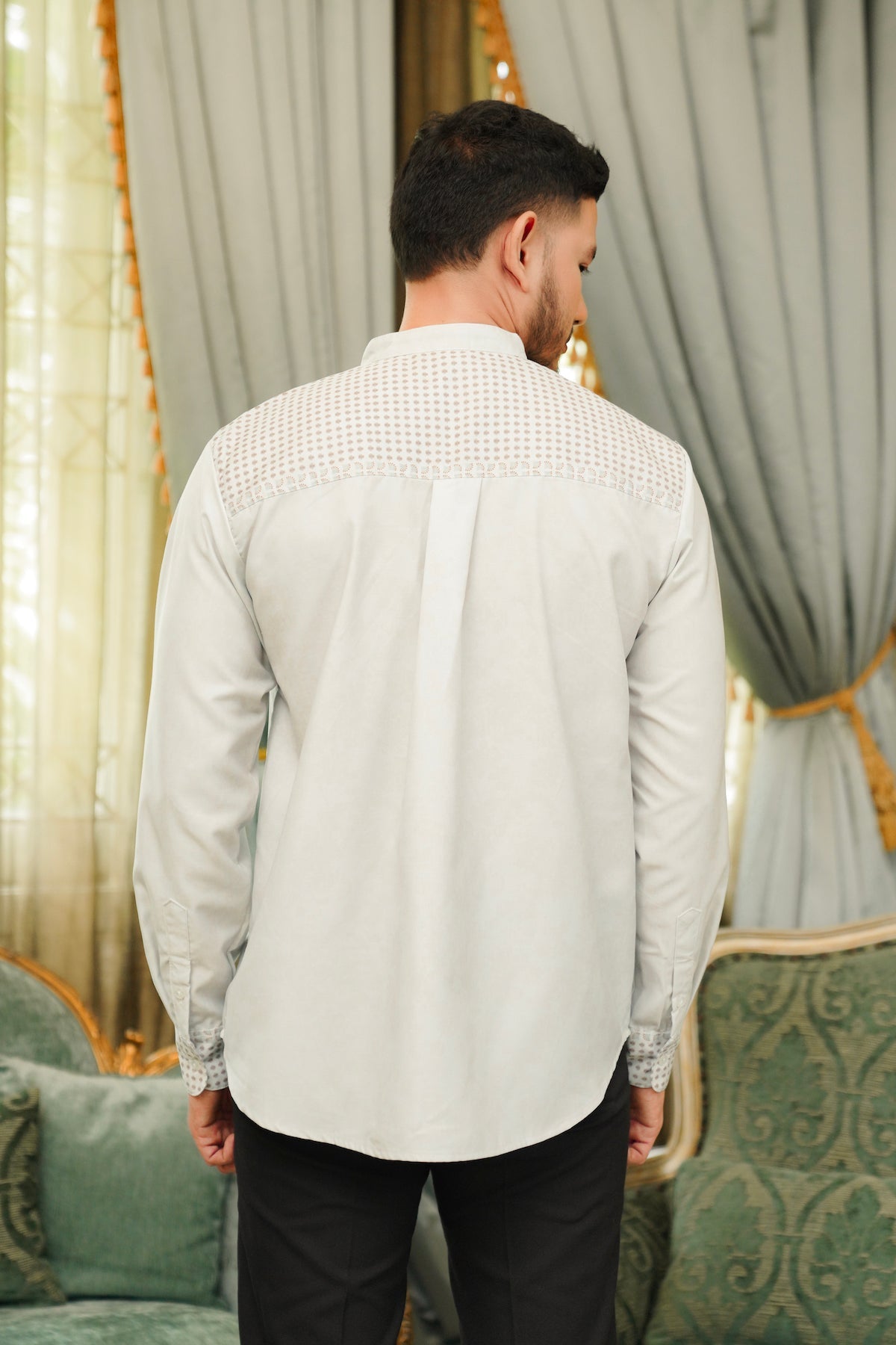 Serenity Soiree Men Shirt - Ivory