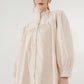 Nadine Ruffle Shirt - Cream