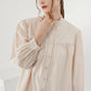 Nadine Ruffle Shirt - Cream