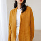 Open Front Cardigan - Golden