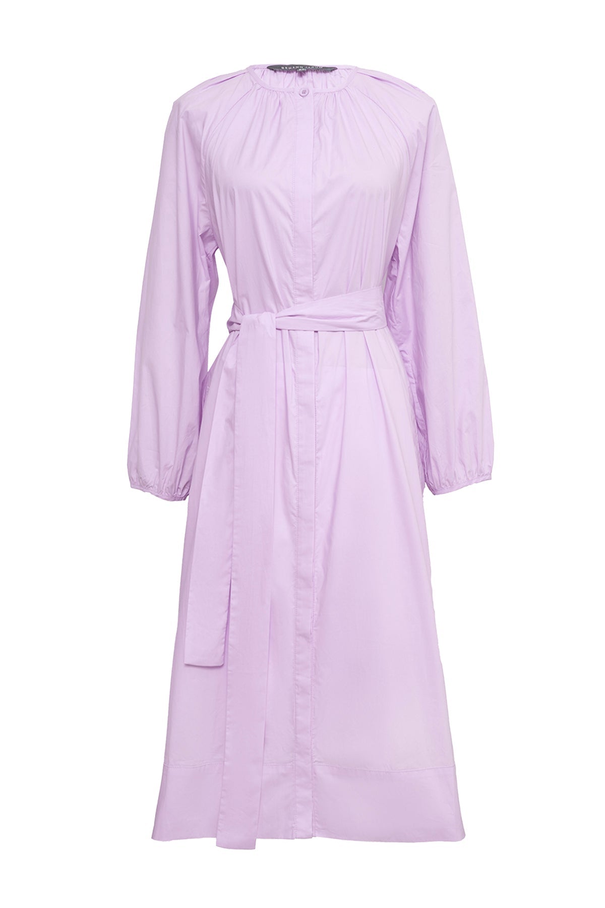 Poplin Midi Dress - Lavender