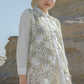 Azeta Embroidery Shirt - Yellow