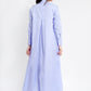 Hilary Shirt Dress - Blue