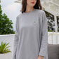 Basic Long Sleeve T-Shirt - Grey