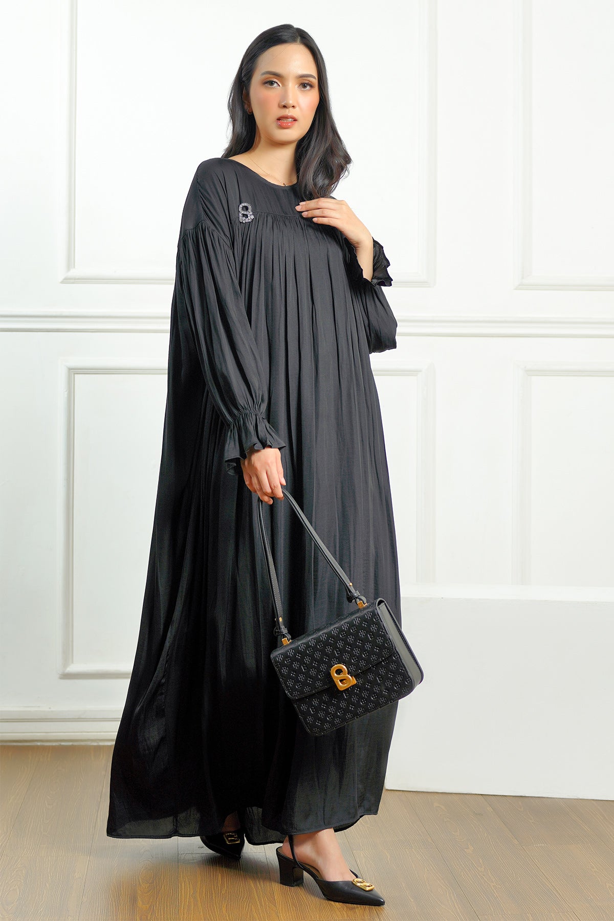 Cara Maxi Dress - Black