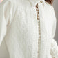 Monogram Teksture Shirt - White