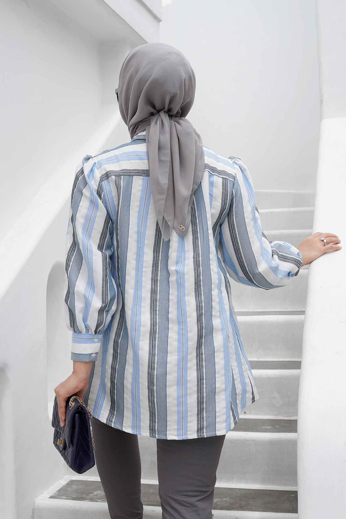 Blue Grey Alva Shirt