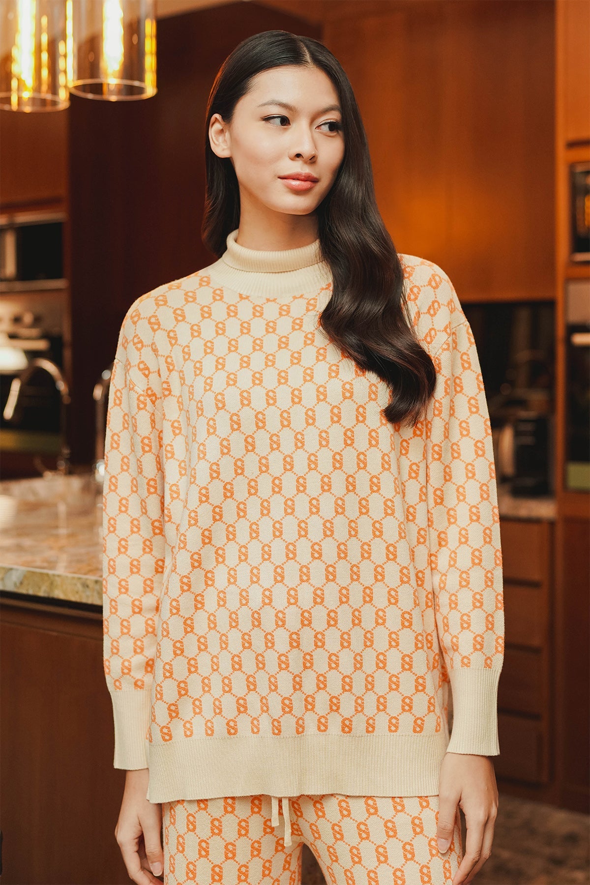 Signature Comfy Sweater - Orange