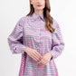 Giani Mix Pattern Shirt - Blue/Purple