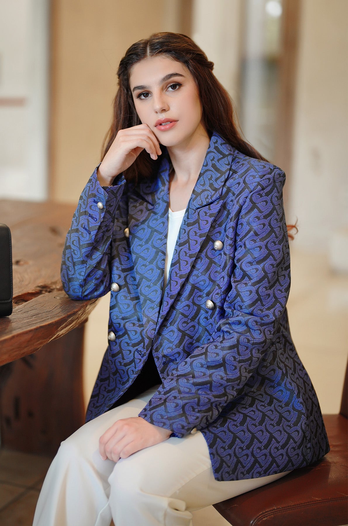 Bimu Blazer - Navy