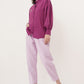 Dira Puffy Shirt - Purple