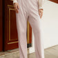 Reverie Knit Pants - Dusty Pink