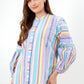 Gummy Puff Sleeve Shirt - Multicolor