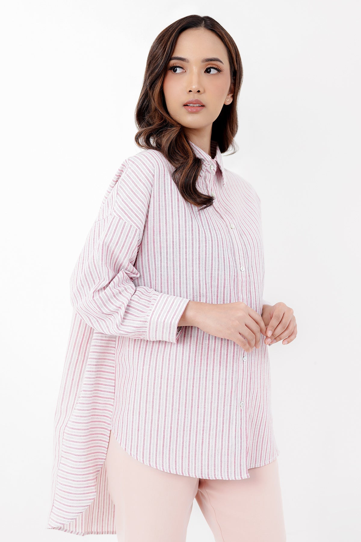 Eola Shirt 2.0 - Pink Stripe