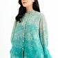 El Mar Minorca Shirt with Puff Sleeve - Aqua