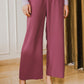 Waistband Pants - Rosewood