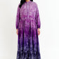 El Mar Minorca Tiered Maxi Dress - Purple