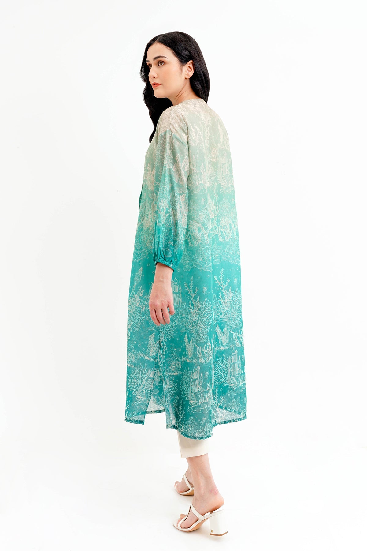 El Mar Minorca Wrap Long Outer - Aqua