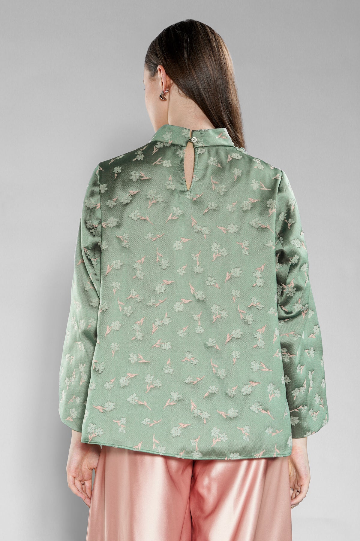 Prisha Jacquard Shirt - Sage