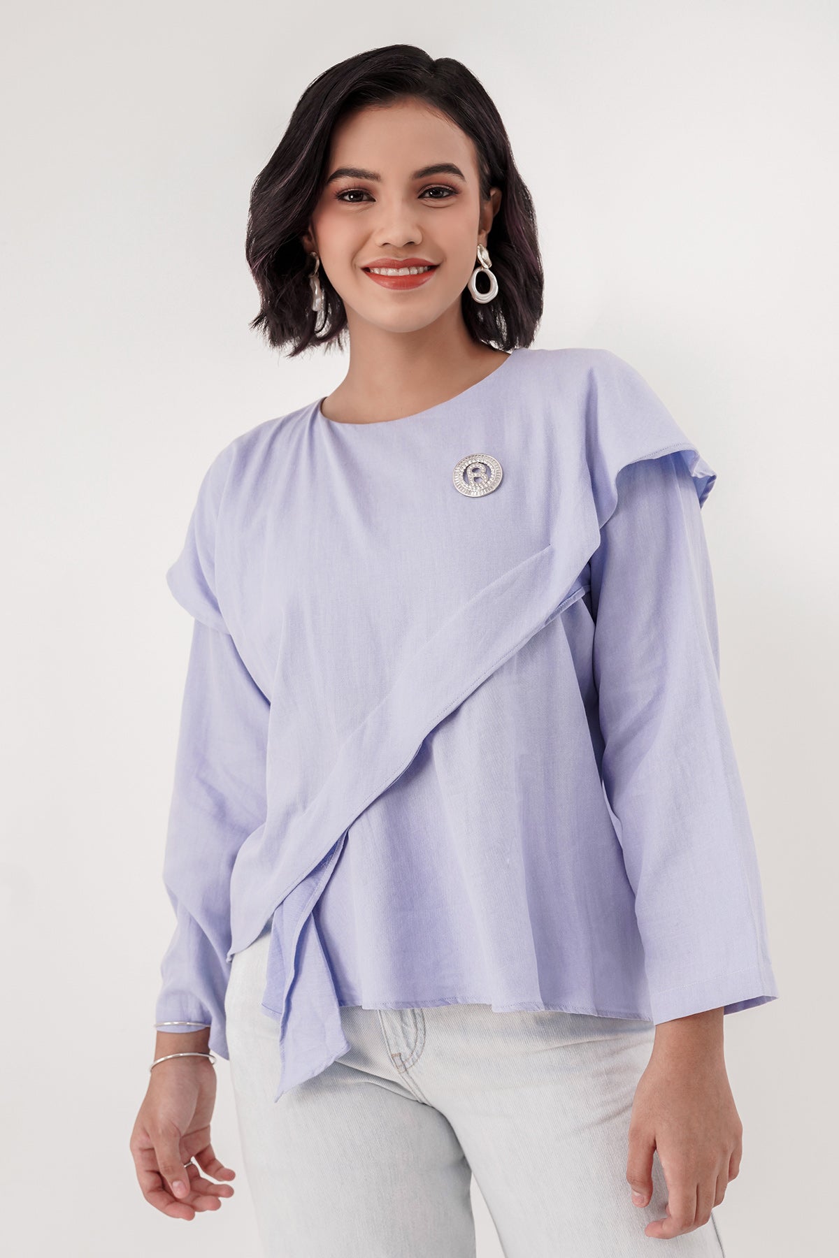 Adina Blouse - Blue