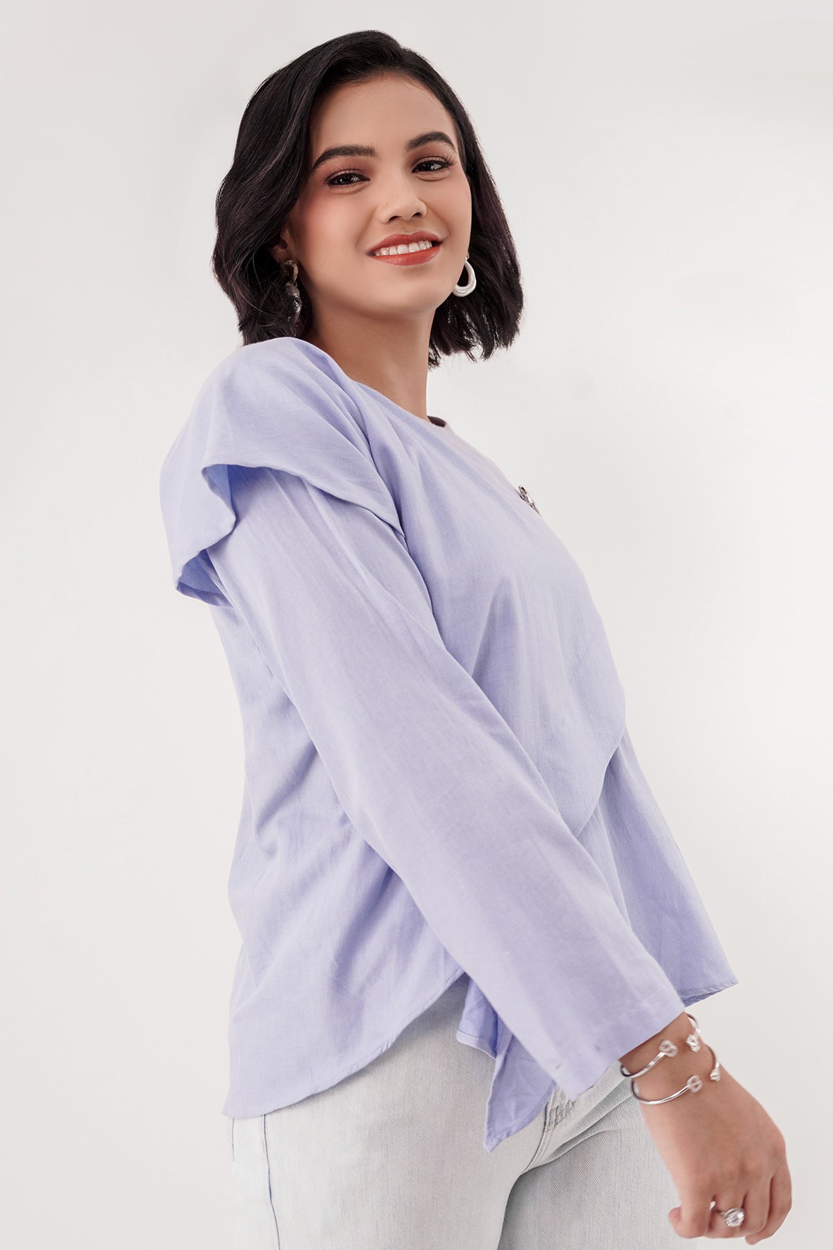 Adina Blouse - Blue