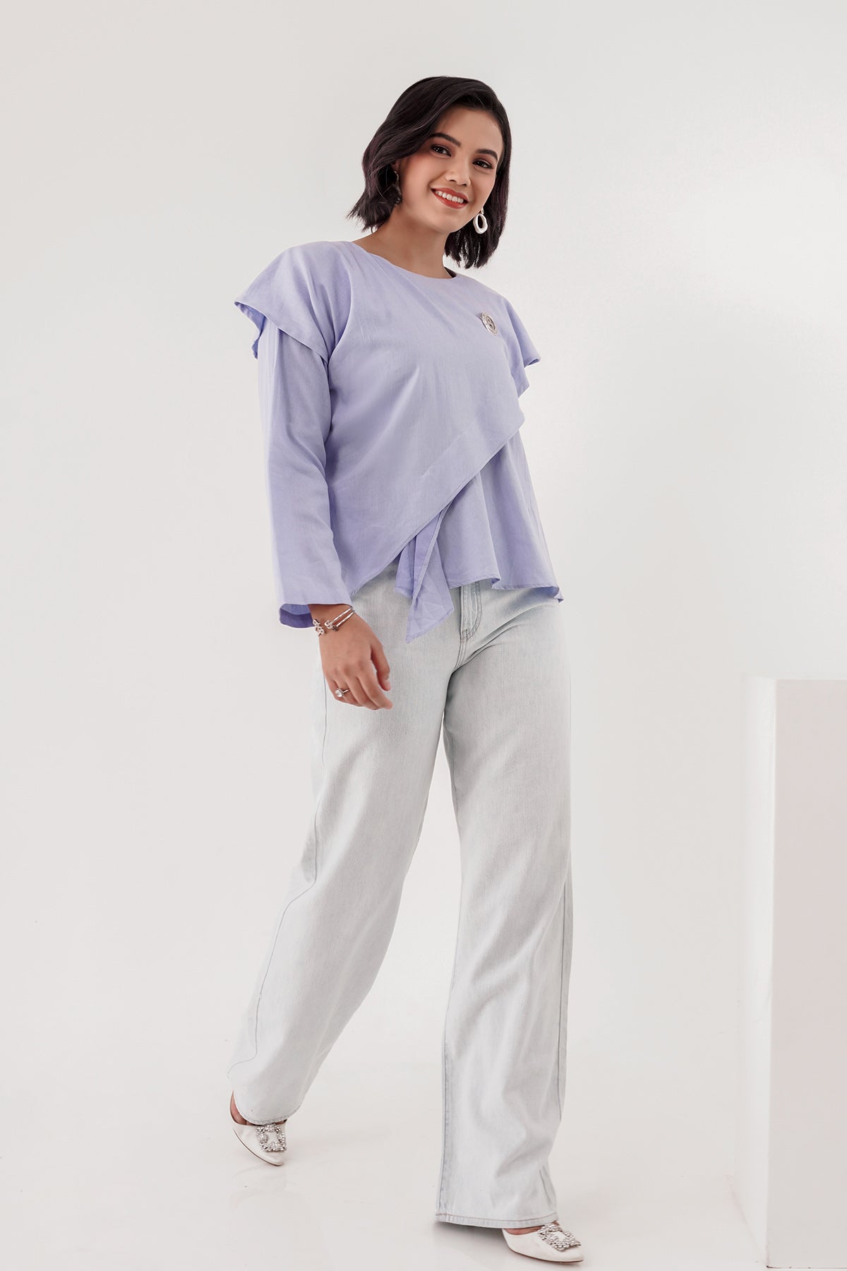 Adina Blouse - Blue