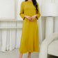 Emma Knit Dress - Mustard