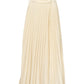 Cleo Pleated Skirt - Vanilla