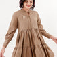 Raline Tiered Top - Brown