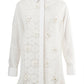 Leia Lace Shirt - White