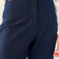 Basic HIgh Waisted Pants - Navy