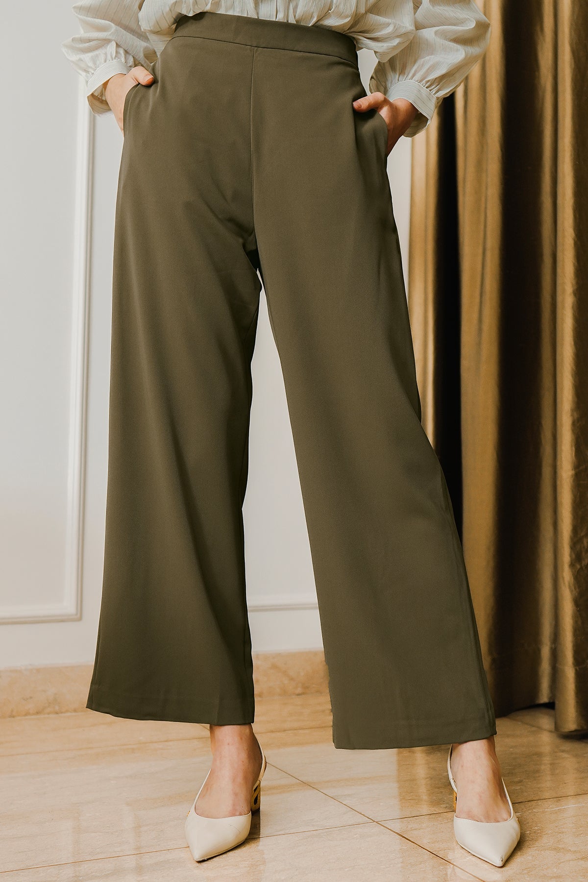 Waistband Pants - Army