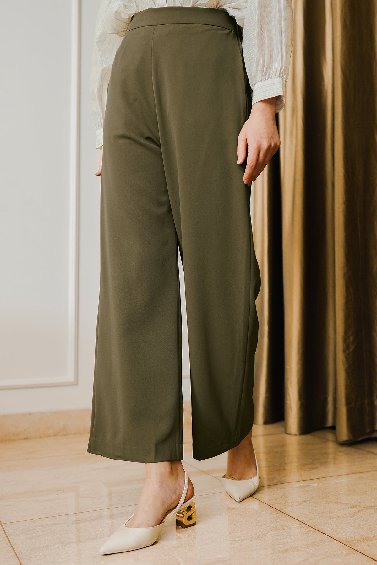 Waistband Pants - Army