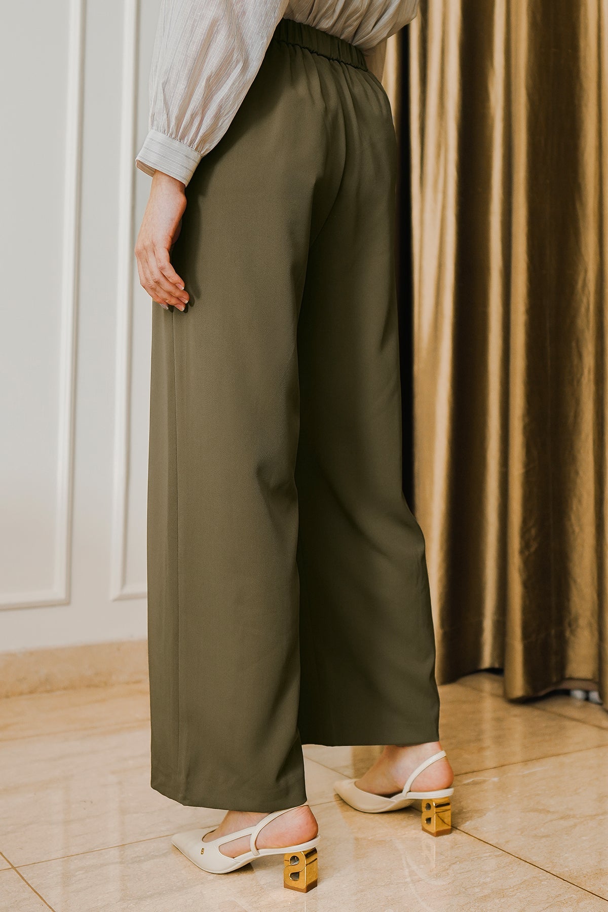 Waistband Pants - Army