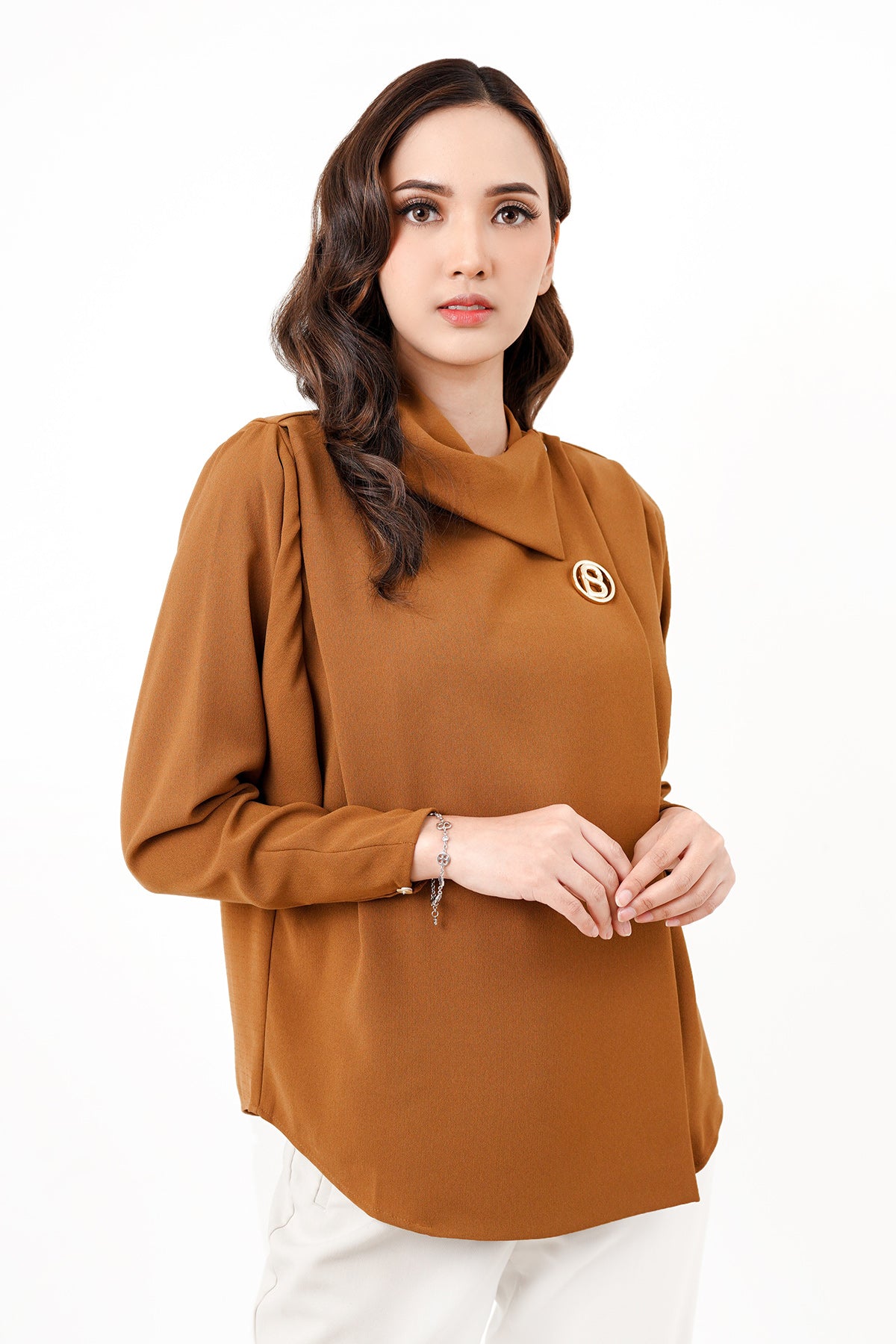 Rhea Top - Camel