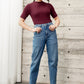 Luana Knit Top - Maroon