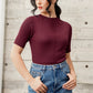 Luana Knit Top - Maroon