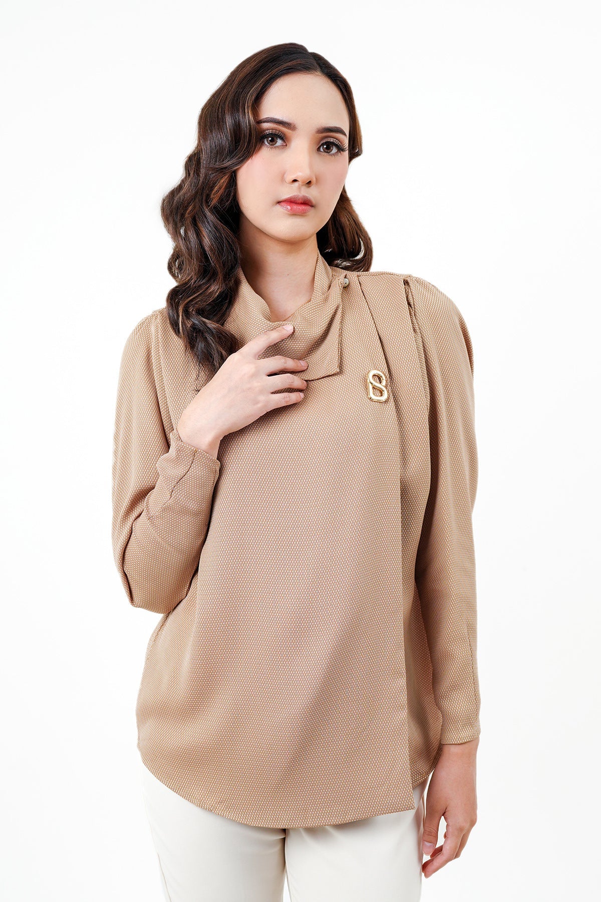 Rhea Top - Beige