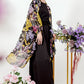 Romantic Garden Flowy Outer - Black